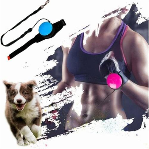 Pet Traction Rope Dog Traction Rope Adjustable Wrist Strap Free Your Hands Walking Safety Mountain Climbing Rope Dog Leashes