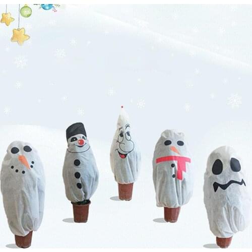 Christmas Outdoor Cover Bag Gardening Decoration Supplies Non-Woven Plant Cold And Insect Protection Warm Cover Bag Tools
