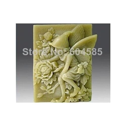Fairy & Pretty Peony 0565 Craft Art Silicone Soap mold Craft Molds DIY