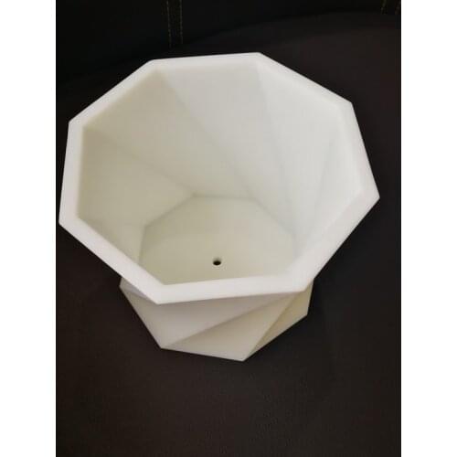 Silicone moulds PRZY 3d Geometry Nordic home flowerpot silicone mold for concrete vase molds Cement mould silicone concrete mold