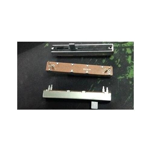 SL60N 8.8 cm fader push rod sliding potentiometer B10K 10mm single side 2 feet square handle, a total of 4 feet