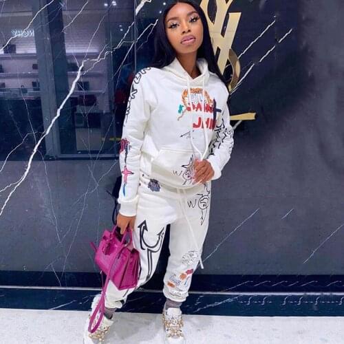 Dropshipping Winter 2 Piece Outfits for Women Pants and Top Long Sleeve Sweatsuits Womens Tracksuit Bulk Items Wholesale Lots