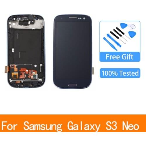 LCD For Samsung Galaxy S3 Neo I9300 LCD i9301 Display i9300i LCD Screen i9308i i9301i LCD Touch Screen Assembly With Frame