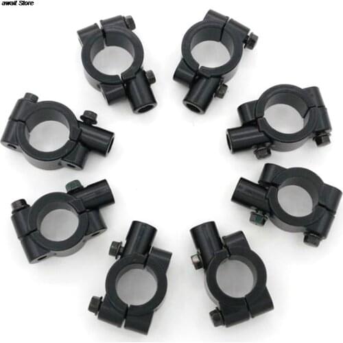 1pc 8mm 10mm Mount Brackets Clamps Mirror Mount Clamp Rear View Mirror Holder Motorcycle Bike Handlebar Mirror Adaptor Holder