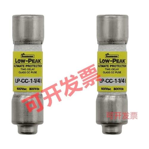 10pcs LP-CC-2-3-4-5-6-7-8-9-10-12-15-20-25-30 LOW-PEAK BUSSMANN 10X38 Tine-Delay FUSE 600Vac/300Vac 200Ka Vac Fuse