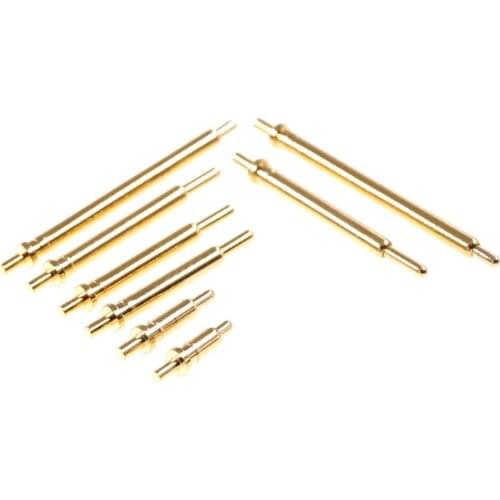 1000pcs Spring Loaded Pogo Pin through Hole PCB Height 3 3.5 4 4.5 5 5.5 6 6.5 7 7.5 8 8.5 9 9.5 10 10.5 11 11.5 12 13 14 16 mm