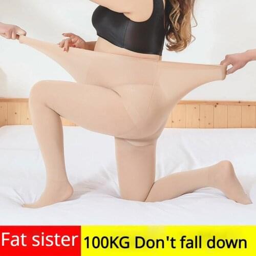 2pcs Ultra-thin Pantyhose Large Size Ladies Pantyhose Super Stretch Large Sexy Nylon Pantyhose Dalian Pantyhose