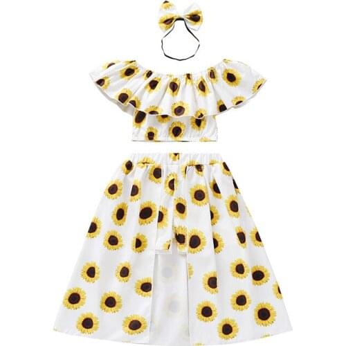 2021 Summer newborn baby girls outwear dresses children 3pcs sleeveless mother girl clothes Travel Holiday beach Costumes
