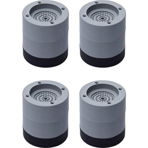4 Pack Rubber Anti Vibration Pads and Anti-Walk Pads Shock Absorbing Non Slip Grip Pad for Washer and Dryer Appliances