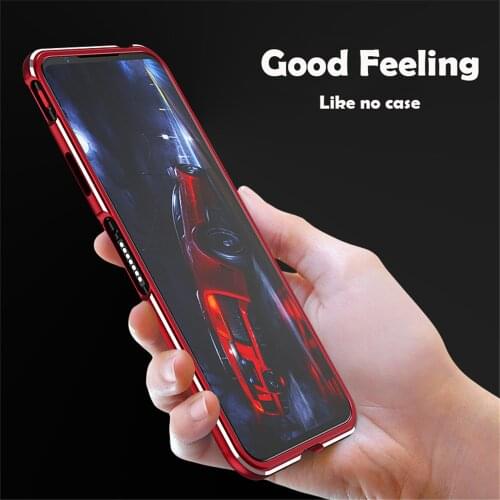 Aluminum Metal Bumper Case For ZTE Nubia Red Magic 6 Pro Case Light Thin Cover Coque For Nubia Red Magic 5G 5S 3S 3 6 Pro Funda