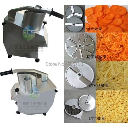 Free shipping~110v/220v Multi-function vegetable cutter for roots and melons , can cut slice, diced and shreds
