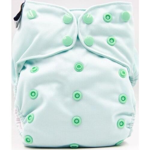 Baby show Washable cloth diapers with two bamboo fiber changing pads pure cotton breathable and leak-proof reusable diaper