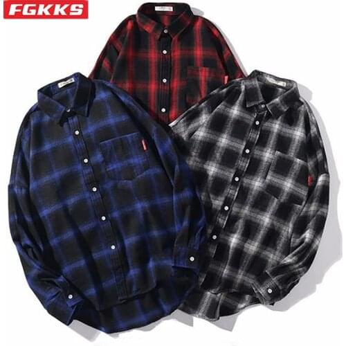 Мужские классические рубашки FGKKS China At AliExpress