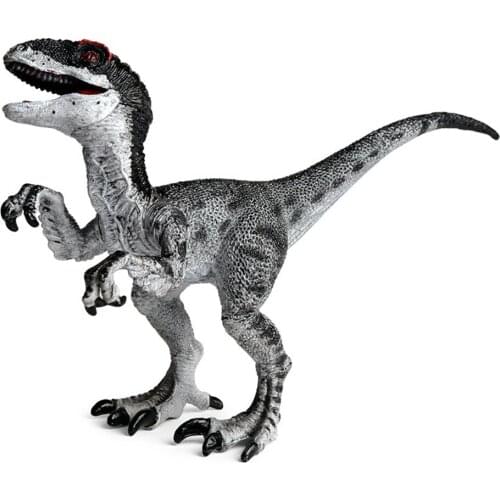 Velociraptor Figure Raptor Dinosaur Model Animal Collector Decor Kids Gift Classic Toys Animal Model Action Figures Movable Jaw
