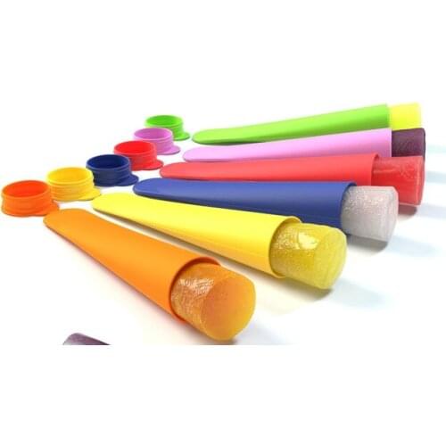 Ice Cream Mold Push Up Ice Cube DIY Lolly Mould Silicone Ice Tray Pop Popsicle Frozen Maker Tools