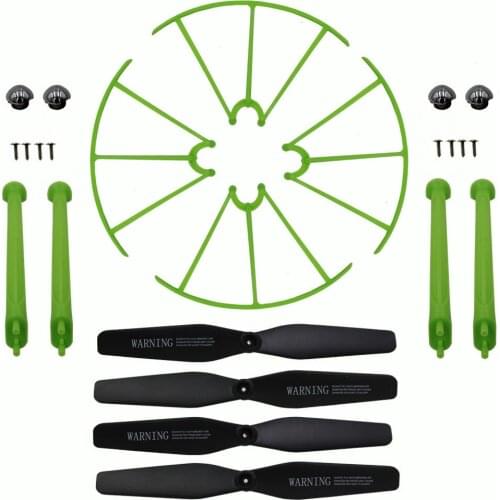 HIINST Excellent Syma X5HW X5HC Landing Skid+Blade Propeller+Propeller Protectors Spare Set RC Helicopter upgrade Parts