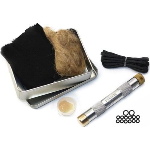 Brass Fire Piston Kit Outdoor Emergency Tools Flame Maker Fire Starter Tube Air compression torch Camping Picnic Outdoor Tools