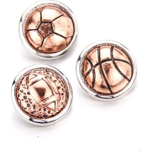 Hot wholesale 10pcs/lot High Quality Mix 18mm ball Metal Snap Button char Rhinestone diy Button Ginger Snaps Jewelry 6567