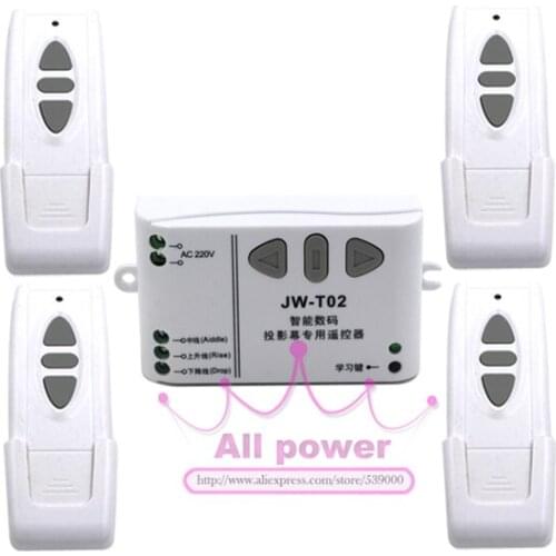 Motor Wireless Remote Control Switch System Tubular Motor Controller Forward Reverse