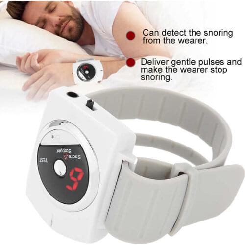 Snore Gone Wristband Far Infrared Stop Snoring Anti Snoring Wristband Watch Health Care Tools