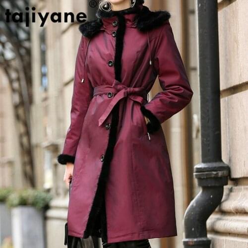 Mink Fur Collar Rex Rabbit Lining Jacket Autumn Winter Coat Women Clothes 2020 Korean Streetwear Tops Chaqueta Mujer ZT3381