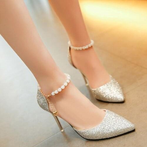 2021 spring and summer new Korean ladies sandals fashion all-match pointed sexy stiletto high-heeled shoes