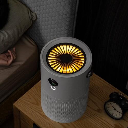 Air Purifier Car Air Freshener Rechargeable White/Gray Two-Color Indoor Air Freshener 30 Square Meters Effective Purification