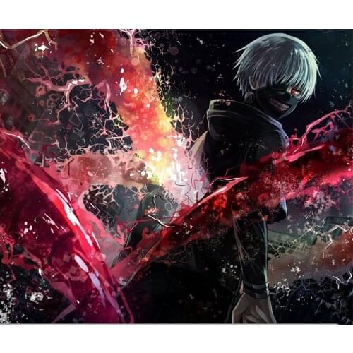 Full,Diamond Embroidery,5D Diamond Painting Japan Anime,Cross Stitch,Diamond Mosaic,diamond pattern,Tokyo Ghoul decor stickersZT