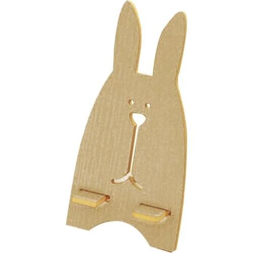 Portable Wood Mobile Phone Cellphone Holder Desktop Mount Stand Bracket Rack