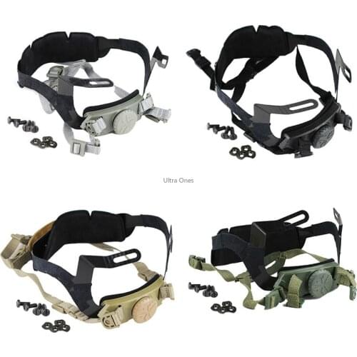 Tactical Fast Helmet Accessories Adjustable Army Paintball General Suspension Helmet Strap for Airsoft Cs Hunting Helmets