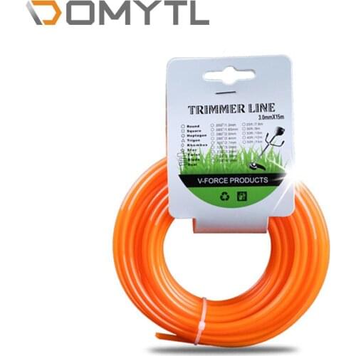 3.0mm*15m Lawn Mower Trimming Cord Nylon Trimmer Garden Gardening Weeding Head Tools Accessories