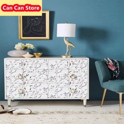 Vinyl Self Adhesive Peel and Stick Wall Paper Floral Wallpaper Wall Murals Design for Walls Bedroom Home Decor