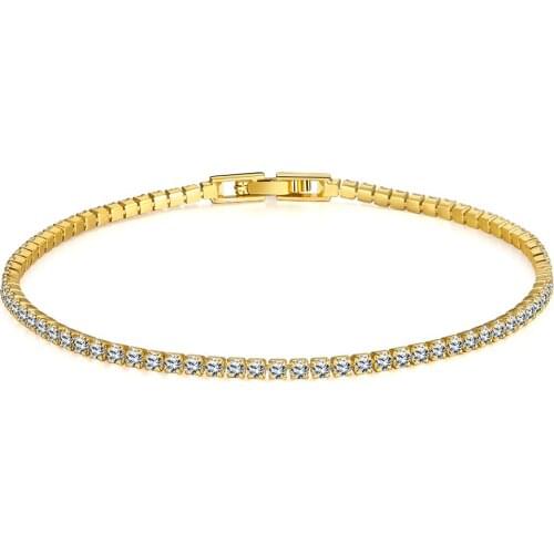 ZEMIOR Charm Bracelets Women Simple Geometric Female 3 Color Bracelet Fashion Anniversary Jewelry Gift Give Girlfriend Hot Sale