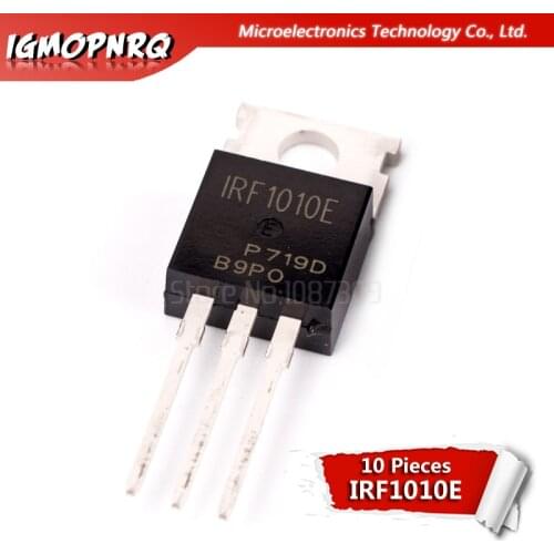 10pcs IRF1010E F1010 IRF1010EPBF MOSFET MOSFT 60V 81A 12mOhm 86.6nC TO-220 new original