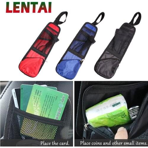 LENTAI 1PC Car Seat side storage bag Auto Phone pocket For Mercedes Benz W203 W204 W211 Volvo S60 XC90 XC60 S80 Subaru Forester