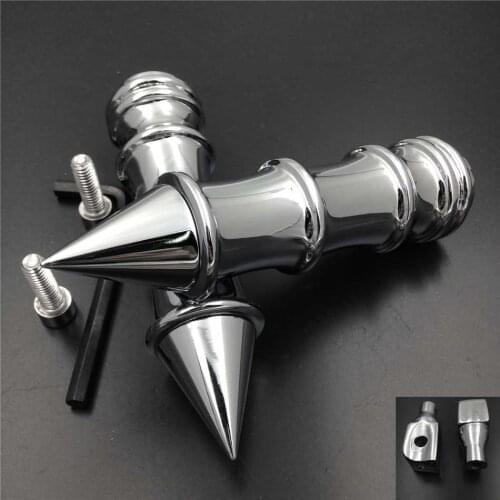 For 2004-2006 2005 Suzuki Marauder 1600 / Boulevard M95 Motorcycle Spike Rear Passenger Foot Pegs Pedals Bracket footpeg Rests