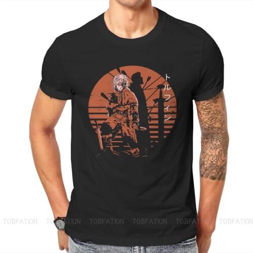 Thorfinn Red Hip Hop TShirt Vinland Saga Askeladd Viking Anime Casual Plus Size T Shirt Newest Stuff For Men Women