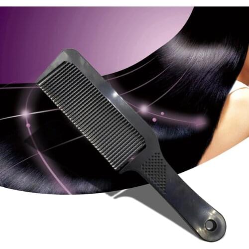 1 Pcs Black Static Long Waved Teeth Carbon Comb Women Make Hair Smooth Comb Professional Hairdressing Men Comb For Hairstyling