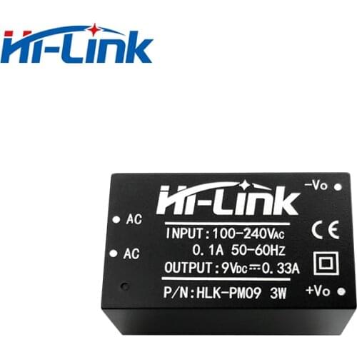 Hi-Link new HLK-PM09 AC DC 220V to 9V 3W Step Down Isolated Switching mode Power Supply Module for smart home