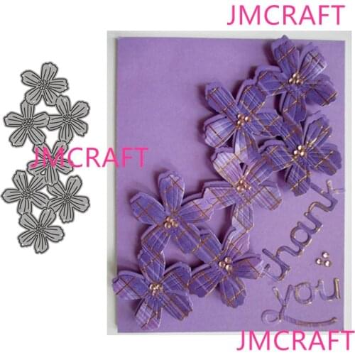 JMCRAFT 2021 New Beautiful Flowers Metal Cutting Dies DIY Scrapbook Handmade Paper Craft Metal Steel Template Dies