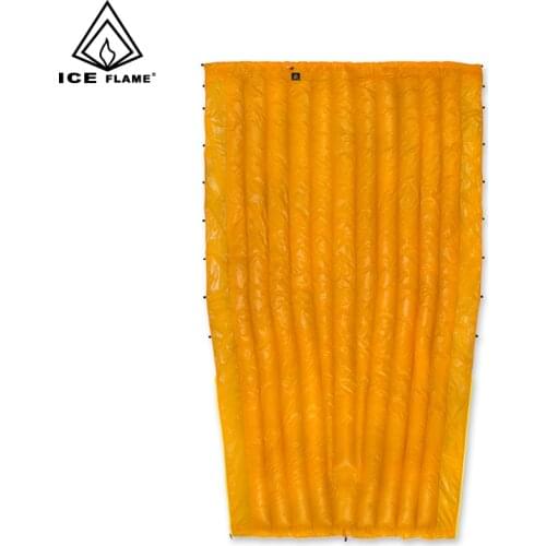 Ice Flame 20D Summer Spring Autumn 90% White Duck Down Mummy Sleeping Bag Blanket Mat Quilt Underquilt Hammock Ground Camping