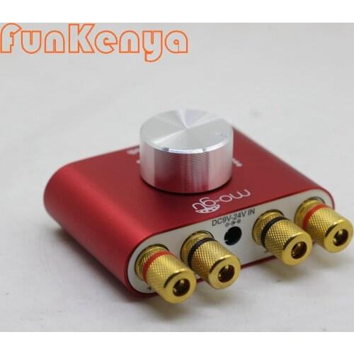 Mini Bluetooth Power Amplifier 50W*2 Free shipping AV Hifi Power Amplifier 12V