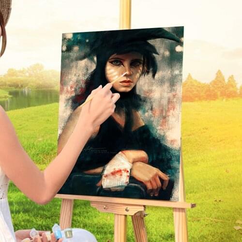 Portrait Paint By Numbers Kit Acrylic Paints 40*50 Canvas Pictures Home Decoration Crafts Adults Drawing