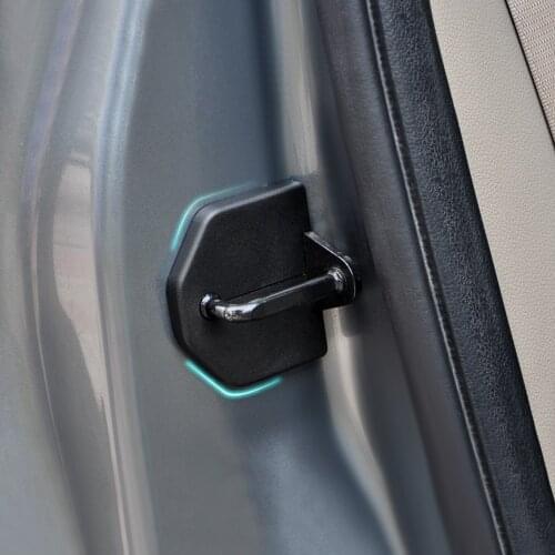 For Ford Focus 2 2005-2013 For Mondeo Mk4 2007-2014 Car Door Lock Cover Anti-Rust Door Catch Buckle Protector Case Cap Sticker