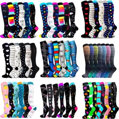 Dropship Compression Socks Soccer Socks Sports Socks Men Women Unisex Wholesale Outdoor Running Pressure Marathon Stockings