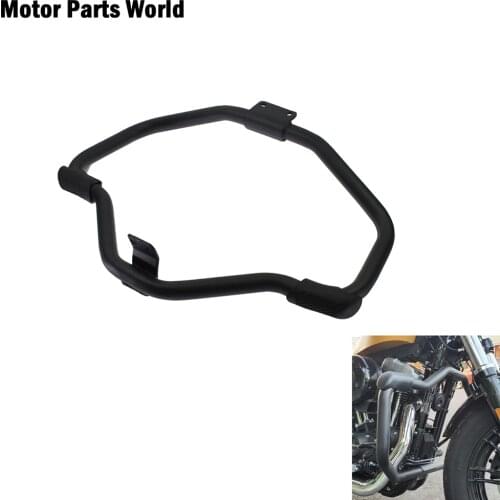Motorcycle Black Highway Crash Bar Front Engine Guard For Harley Sportster 1200 883 XL 72 Forty Eight SuperLow XL883L 2004-2017