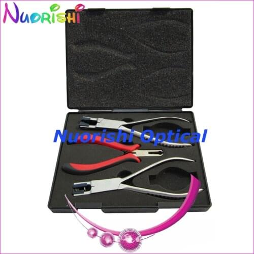 Professional Glaases Eyeglass Eyewear Tool Screwdriver Set Plier Kit PL001 Free Shipping