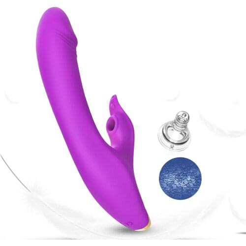 Sucking Simulator Powerful Sucking Toy 9 Frequency Vibration + Sucking Modes Hand Wand Massager
