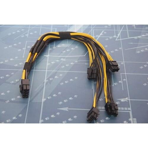 Inspur 5468m5 server to GPU graphics card power line 8p to four 8pin graphics card power lines 45cm