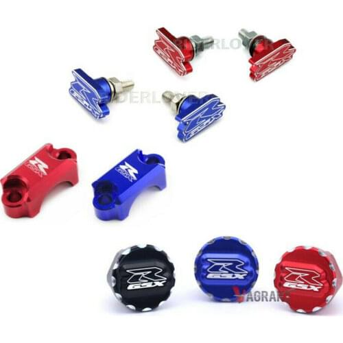 License Plate Screws Oil Filler Cap Brake Master Cylinder Clamp For SUZUKI GSXR 600 GSXR1000 GSX-R 750 2001-2020